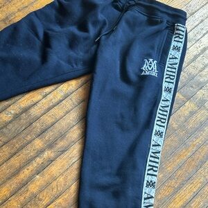 AMIRI Navy Blue Joggers with Drawstring